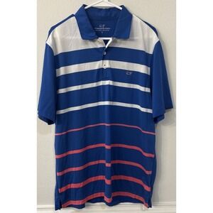 Vineyard‎ Vines Mens Large Performance Polo Golf Athletic 100% Polyester